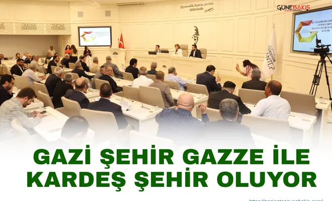 Gazi Şehir Gazze ile kardeş şehir oluyor