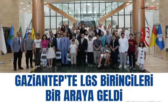 Gaziantep'te LGS birincileri bir araya geldi