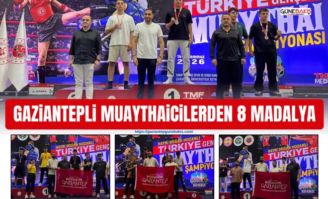 Gaziantepli Muaythaicilerden 8 madalya