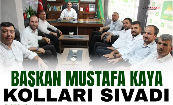 Başkan Mustafa Kaya kolları sıvadı