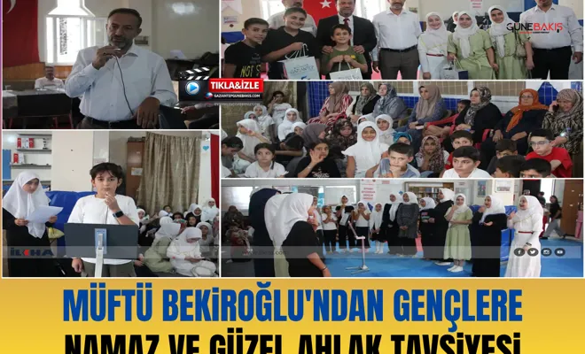 Müftü Bekiroğlu'ndan gençlere namaz ve güzel ahlak tavsiyesi