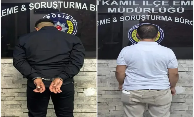 Gaziantep'te hapis cezası bulunan 2 şüpheli yakalandı 