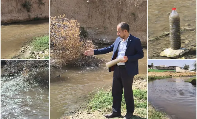 HÜDA PAR Nizip İlçe Başkanı Çakar: Nizip Çayı'nda zehir akmaya devam ediyor