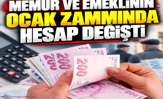 Memur ve emeklinin ocak zammında hesap değişti