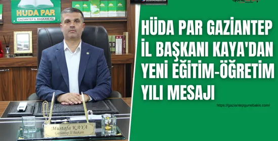 HÜDA PAR Gaziantep’ten Emektar’a ziyaret
