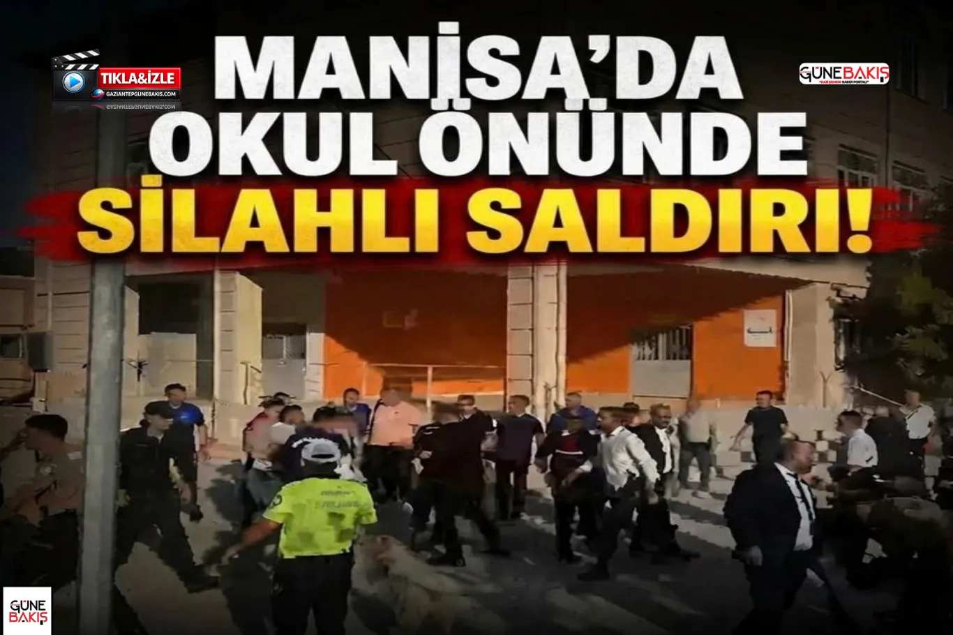 Manisa Valiliğinden silahlı saldırıya ilişkin açıklama: Saldırgan gözaltında