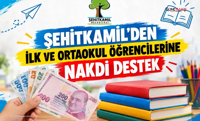 Şehitkamil’den ilk ve ortaokul öğrencilerine nakdi destek
