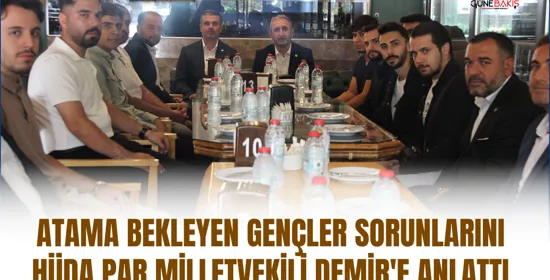 HÜDA PAR Milletvekili Demir: Faizdeki para üretimin önündeki en büyük engel