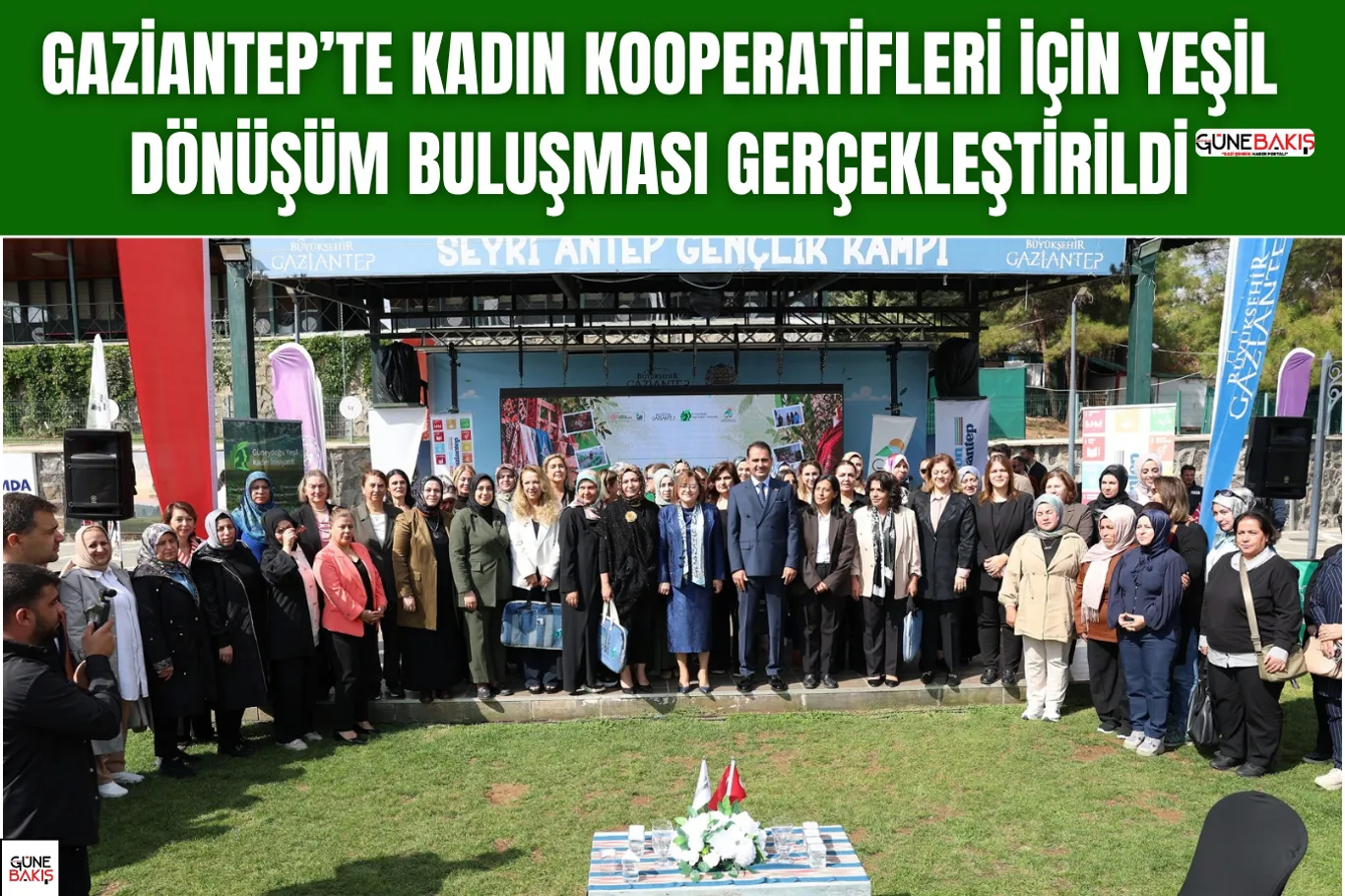 HÜDA PAR Gaziantep İl Gençlik Kollarından Gazze için farkındalık standı