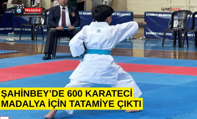 Şahinbey’de 600 karateci madalya için tatamiye çıktı