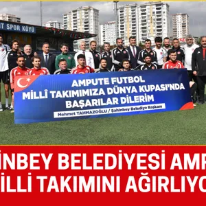Şahinbey Ampute’ye milli takviye