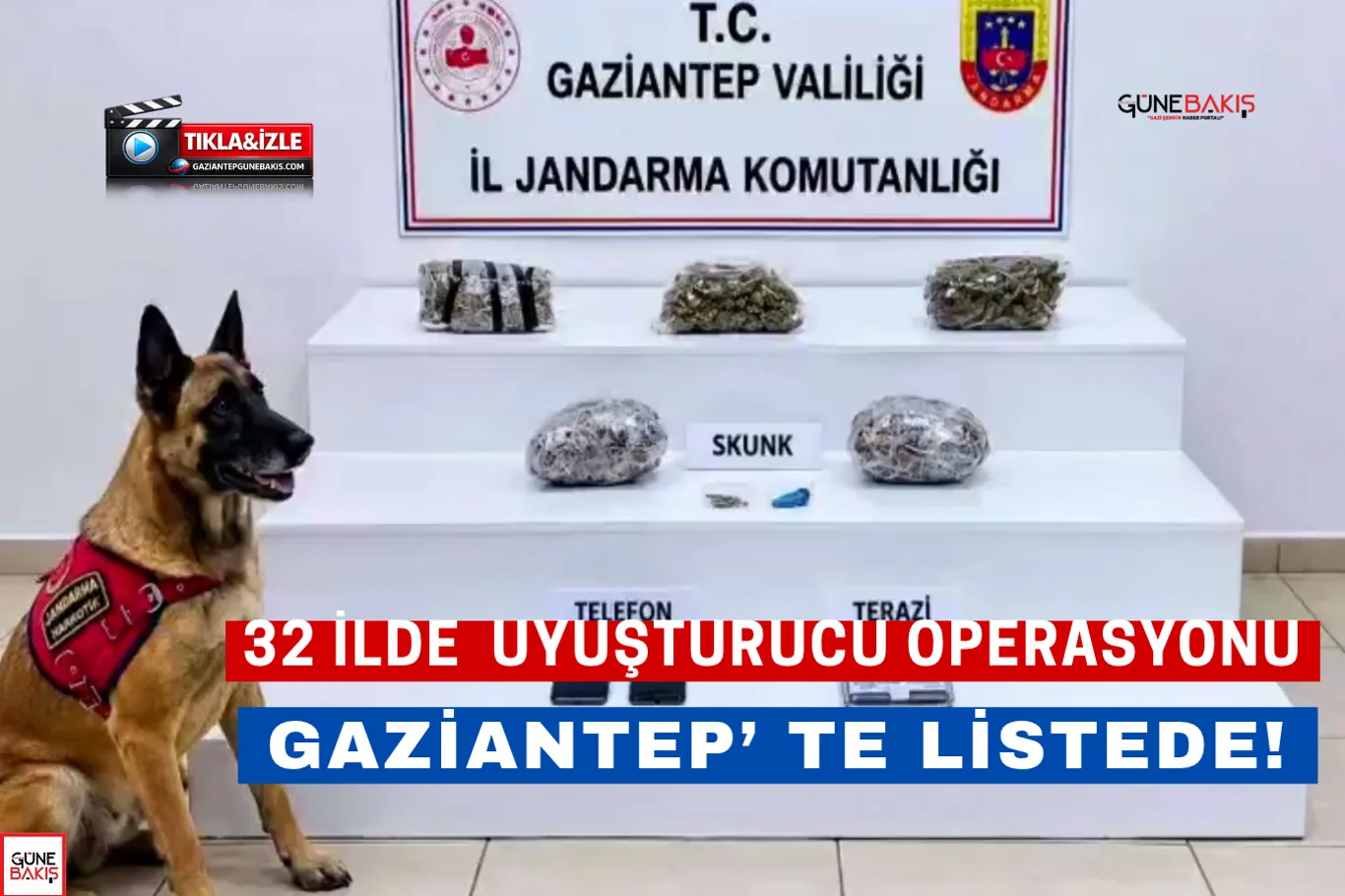 Gaziantep’te hırsızlık operasyonu: 4 gözaltı!
